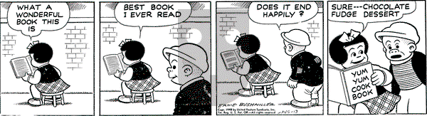 Nancy on Friday August 13, 1948 Comic Strip