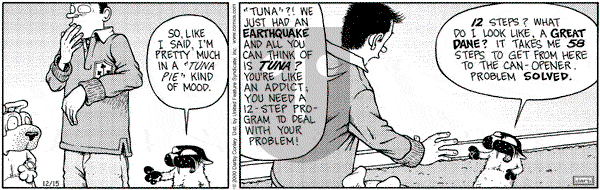 Get Fuzzy on Friday December 15, 2000 Comic Strip