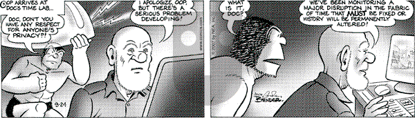 Alley Oop on Monday September 24, 2007 Comic Strip