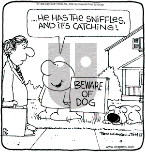 Ziggy on Tuesday December 15, 1998 Comic Strip