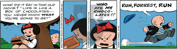 Nancy on Friday August 7, 2009 Comic Strip