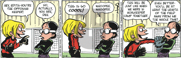 Cleats - Friday March 7, 2014 Comic Strip