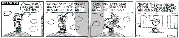 Peanuts on Saturday September 3, 1966 Comic Strip