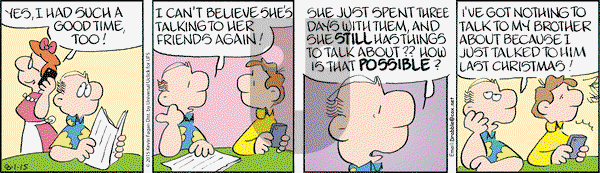 Drabble on Saturday August 1, 2015 Comic Strip