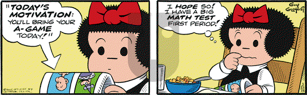 Nancy - Monday March 23, 2015 Comic Strip