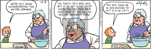 Cleats - Thursday December 13, 2007 Comic Strip