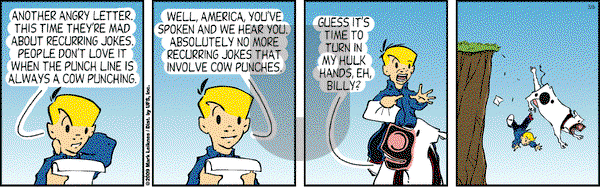 Cow and Boy Classics on Friday March 6, 2009 Comic Strip