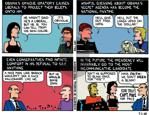 Ted Rall on Thursday July 3, 2008 Comic Strip