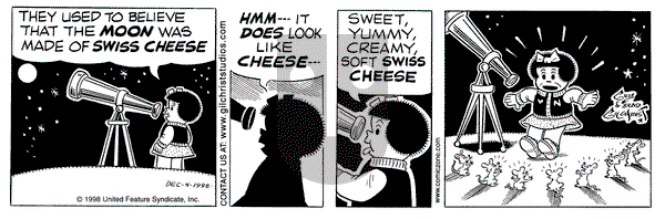Nancy on Friday December 4, 1998 Comic Strip