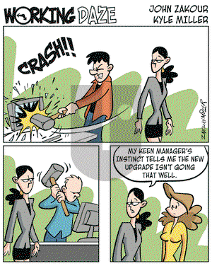 Working Daze on Wednesday November 30, 2005 Comic Strip
