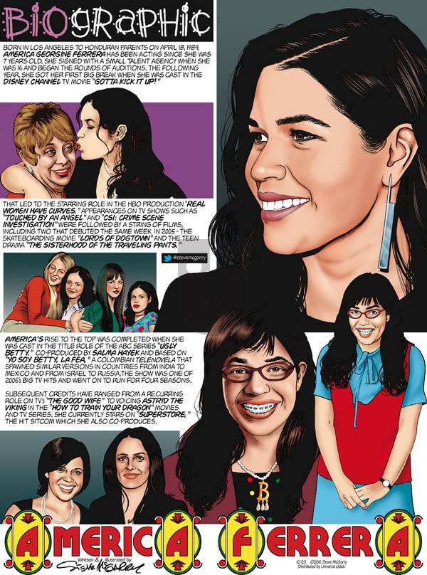 Biographic on Sunday October 23, 2016 Comic Strip