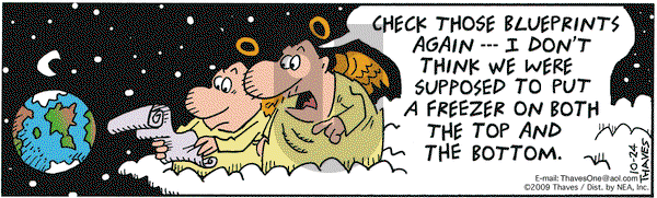 Frank and Ernest on Saturday October 24, 2009 Comic Strip