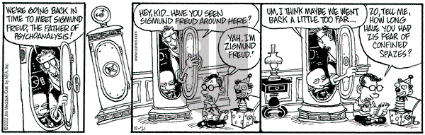 Monty on Monday October 21, 2002 Comic Strip