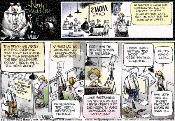 Non Sequitur on Sunday March 21, 1999 Comic Strip