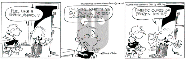 Soup to Nutz - Old on Saturday January 29, 2005 Comic Strip