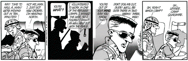 Doonesbury on Monday April 29, 1991 Comic Strip