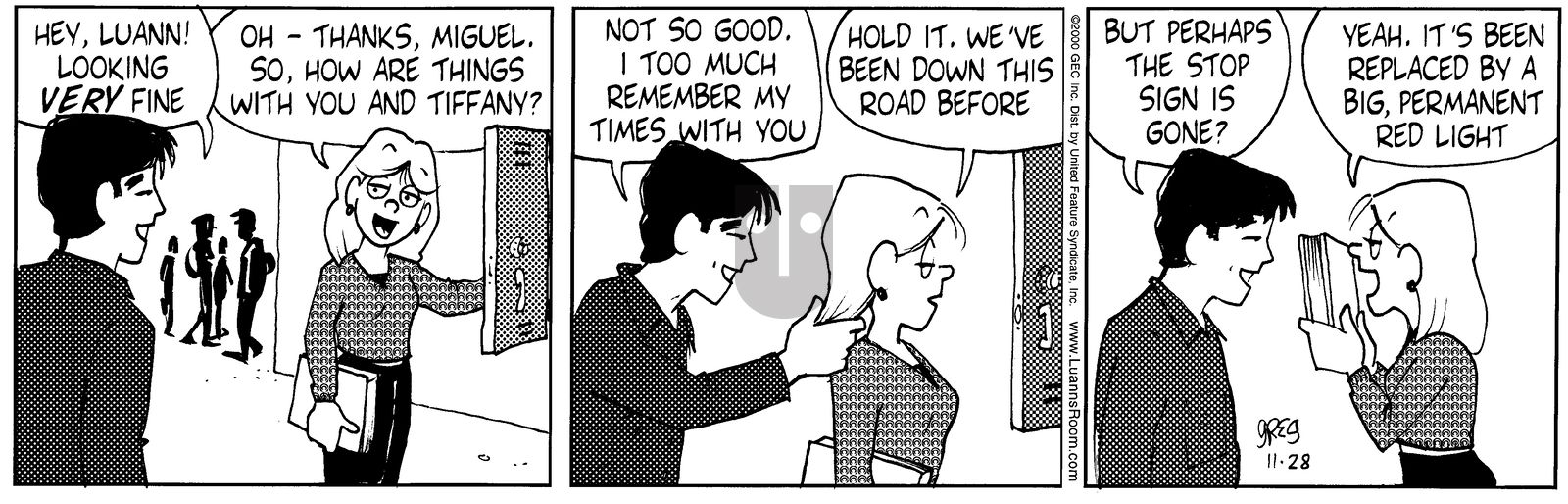 Luann - Tuesday November 28, 2000 Comic Strip