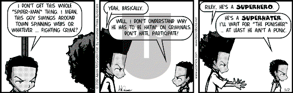 The Boondocks on Thursday December 3, 2009 Comic Strip