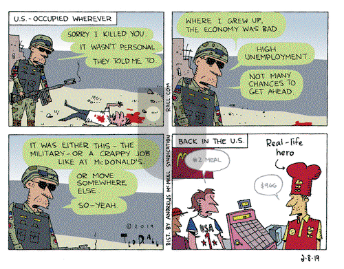 Ted Rall on Friday February 8, 2019 Comic Strip