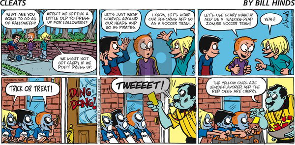 Cleats on Sunday October 29, 2006 Comic Strip