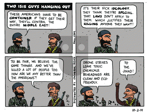 Ted Rall on Friday October 3, 2014 Comic Strip