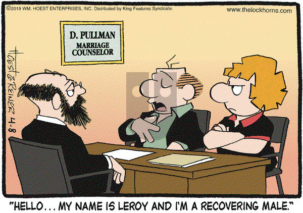 The Lockhorns - Monday April 8, 2019 Comic Strip