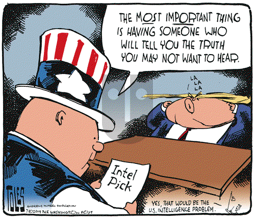 Tom Toles on Wednesday July 31, 2019 Comic Strip