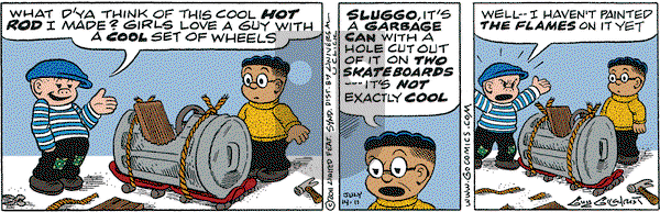 Nancy on Thursday July 14, 2011 Comic Strip