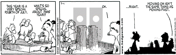 Over the Hedge on Monday July 1, 2002 Comic Strip