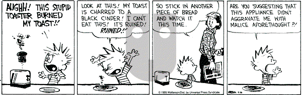 Calvin and Hobbes - Friday November 10, 1995 Comic Strip