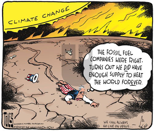Tom Toles on Sunday October 4, 2020 Comic Strip