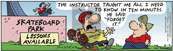 Frank and Ernest on Friday June 4, 2004 Comic Strip