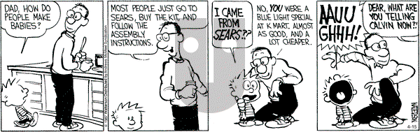 Calvin and Hobbes - Saturday April 15, 2017 Comic Strip