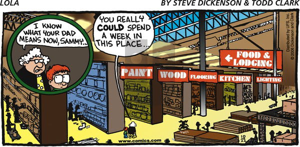 Lola on Sunday October 22, 2006 Comic Strip