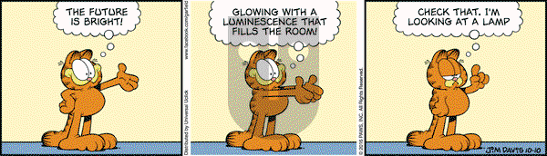 Garfield on Monday October 10, 2016 Comic Strip