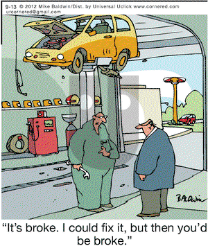 Cornered on Thursday September 13, 2012 Comic Strip