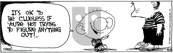 The Buckets on Saturday August 29, 1998 Comic Strip