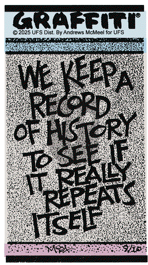 Graffiti on Wednesday September 10, 2025 Comic Strip