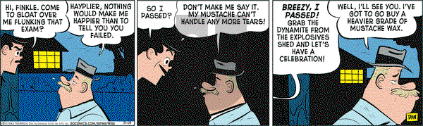 Rip Haywire on Thursday March 19, 2015 Comic Strip