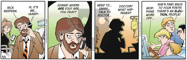 Doonesbury on Monday November 5, 2012 Comic Strip