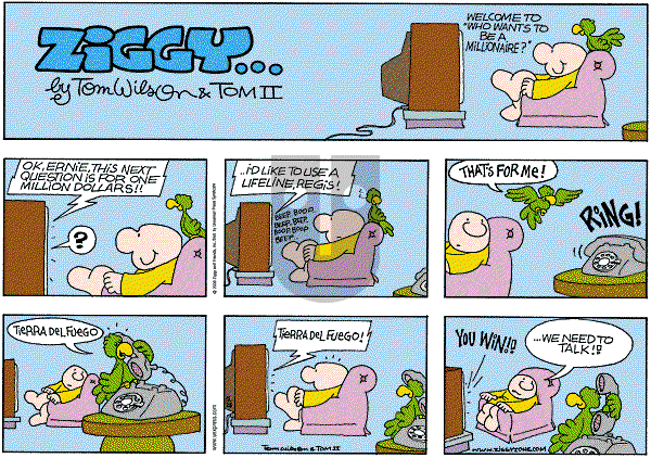 Ziggy - Sunday May 28, 2000 Comic Strip