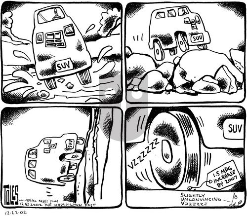 Tom Toles on Sunday December 22, 2002 Comic Strip