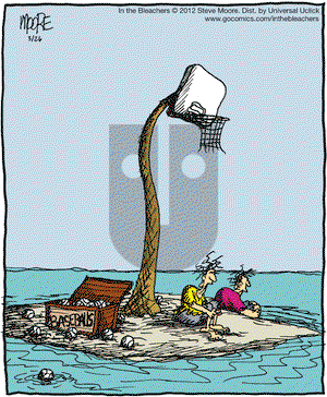 In the Bleachers on Monday March 26, 2012 Comic Strip