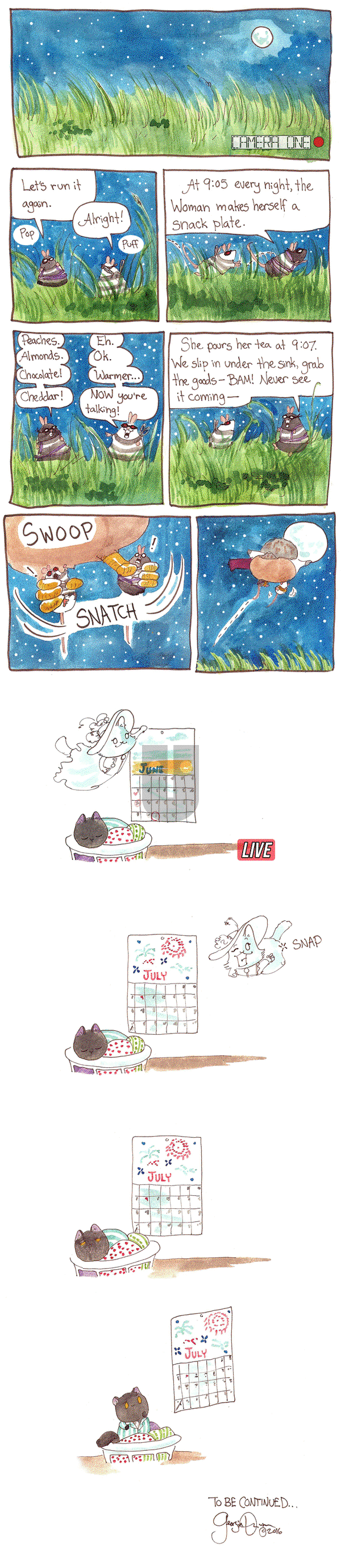 Breaking Cat News on Thursday June 30, 2016 Comic Strip