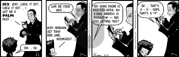 The Boondocks on Thursday October 18, 2007 Comic Strip