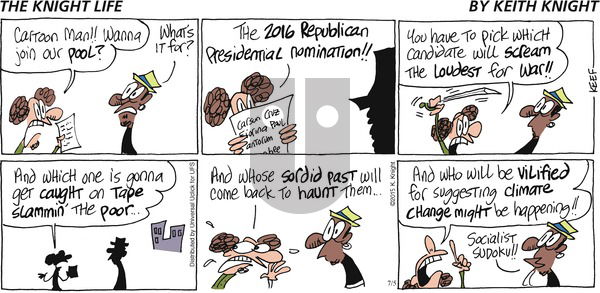 The Knight Life on Sunday July 5, 2015 Comic Strip
