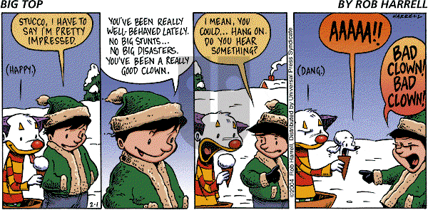 Big Top on Sunday February 1, 2004 Comic Strip