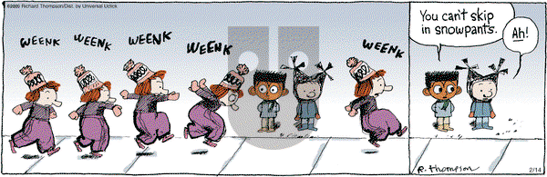 Cul de Sac on Friday February 14, 2014 Comic Strip