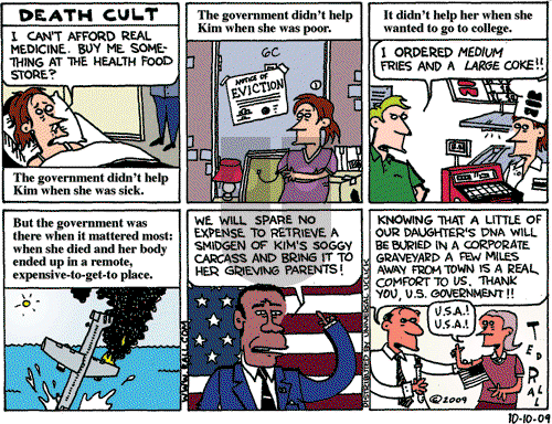 Ted Rall on Saturday October 10, 2009 Comic Strip