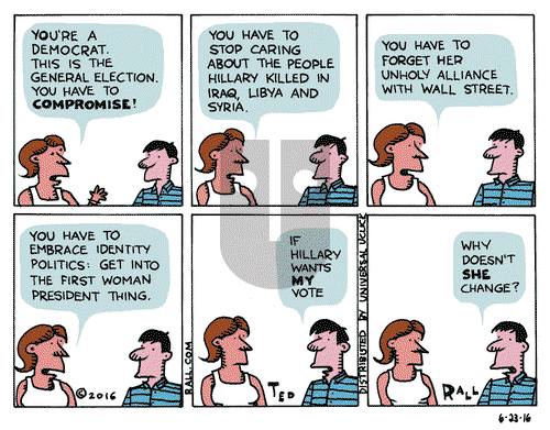Ted Rall on Thursday June 23, 2016 Comic Strip